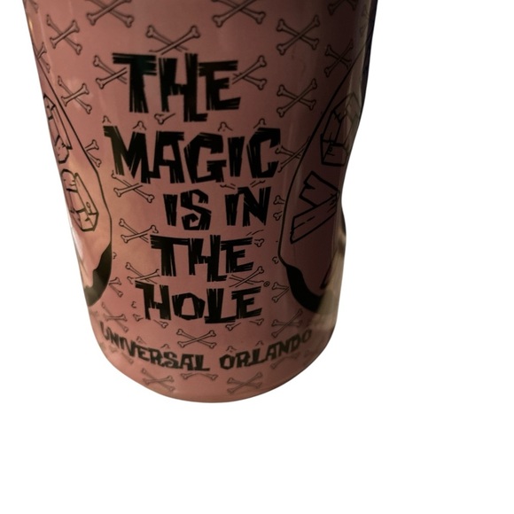 VooDoo Novelty Doughnut Mug, Mauve & Black, NWT - Picture 2 of 3